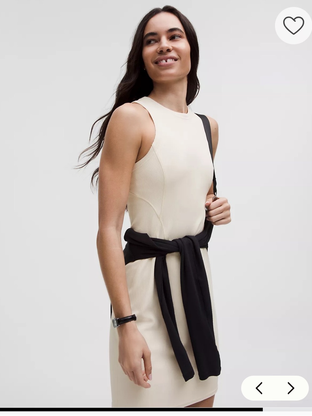 Lululemon Ribbed Softstreme Slim-Fit Tank Dress- size 2 - Picture 5 of 9